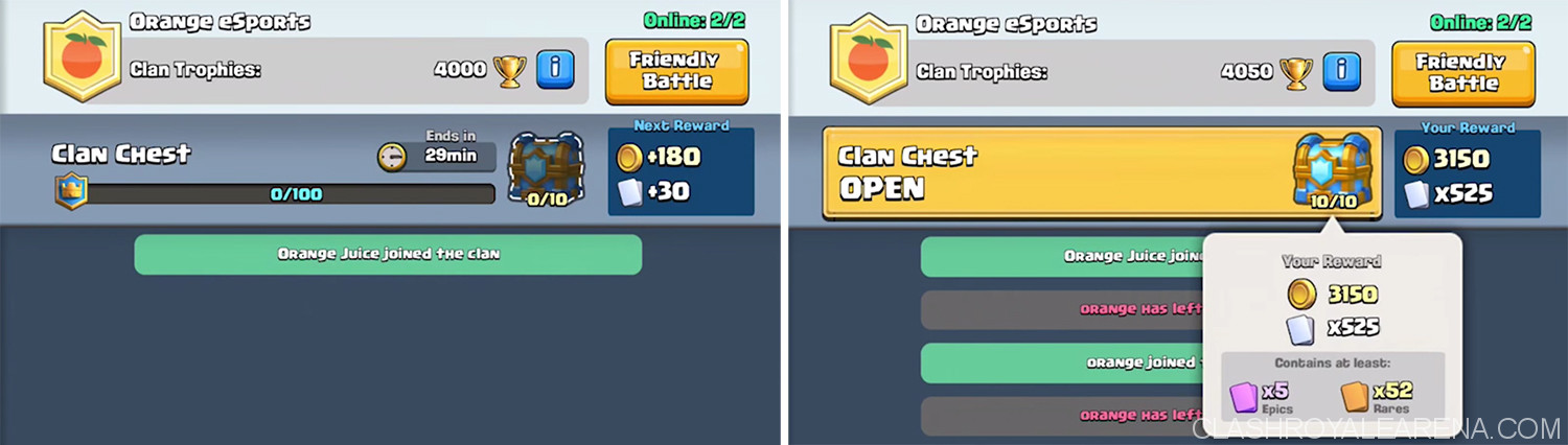 clash royale legendary from crown chest