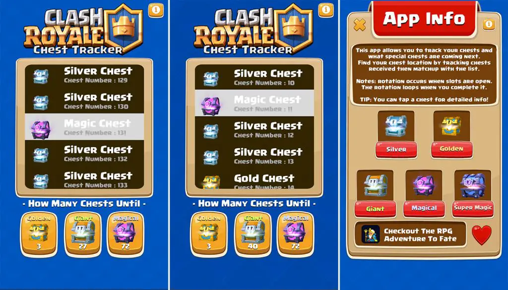 chest rate clash royale